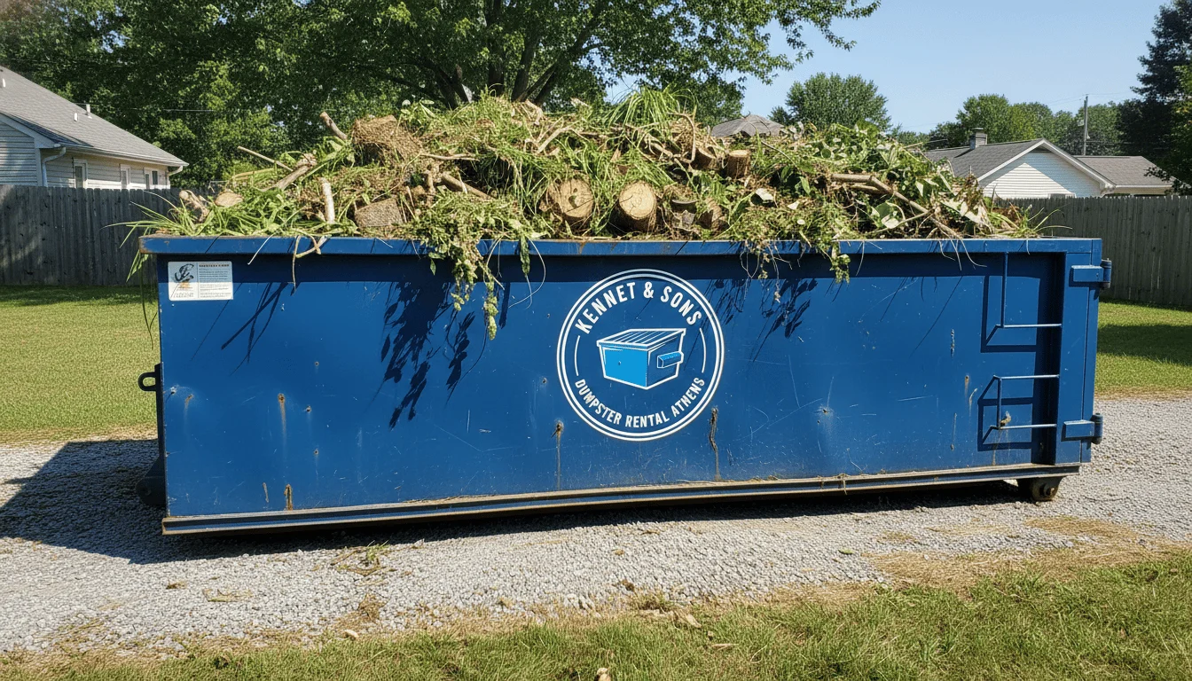 Yard Waste Dumpster Rental Athens GA-img