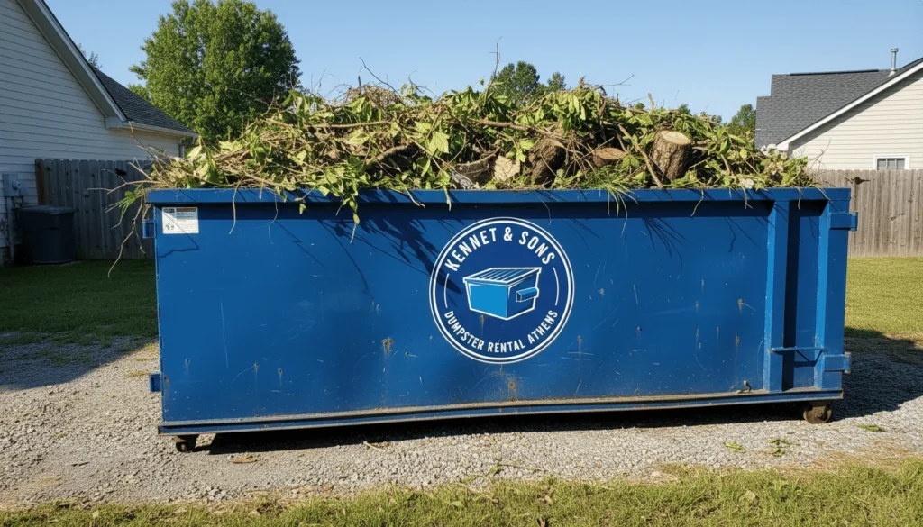 Yard Waste Dumpster Rental Athens-img